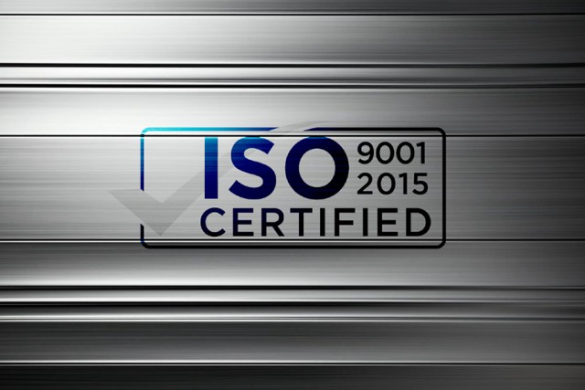 ISO 9001:2015 certifications