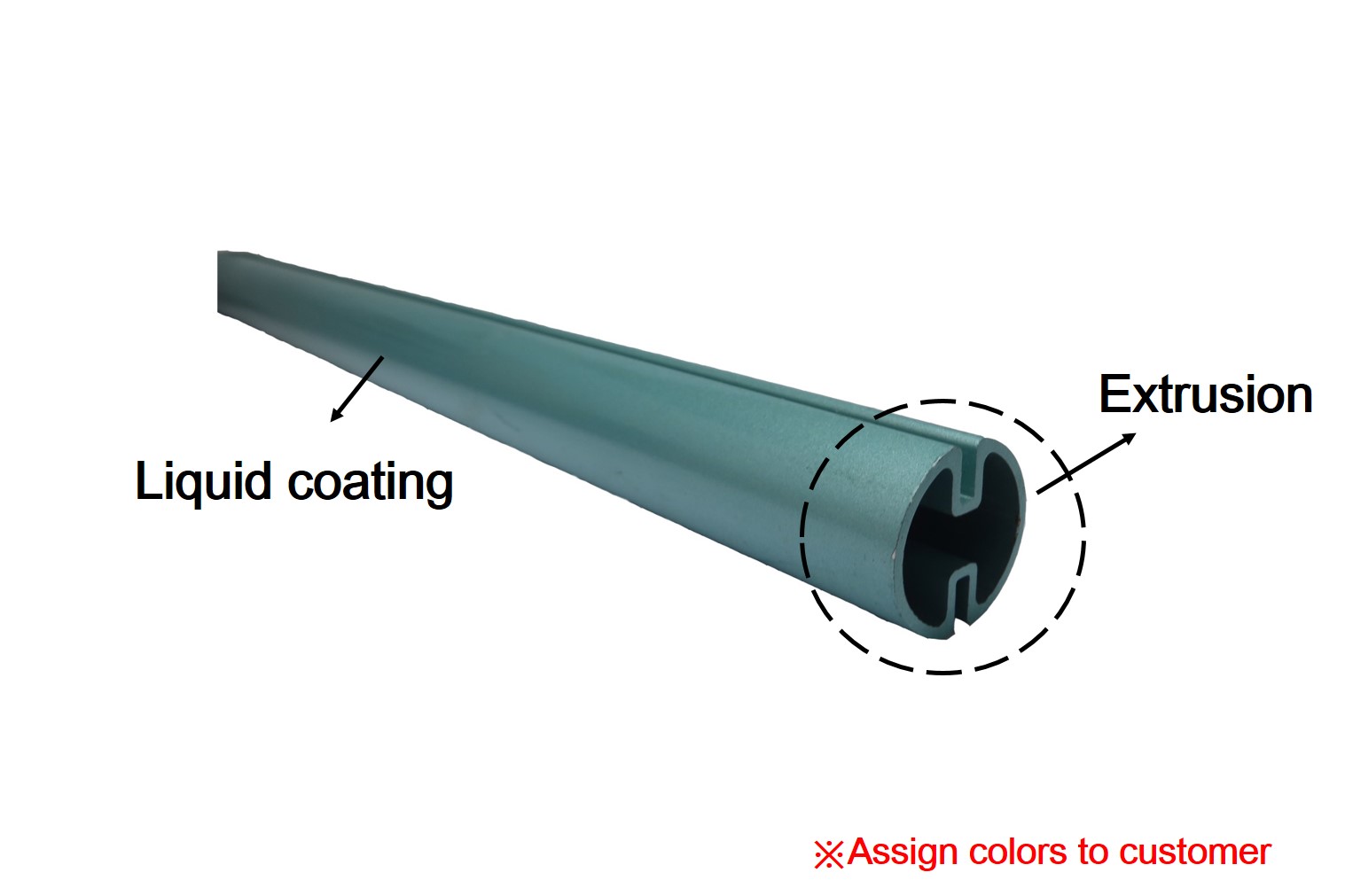 aluminum extrusion wall-tube